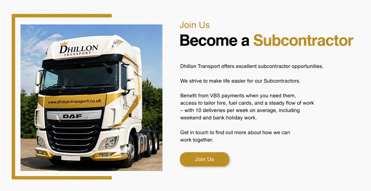 Become a subcontractor