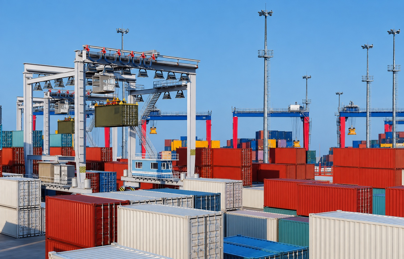 Container terminal cranes